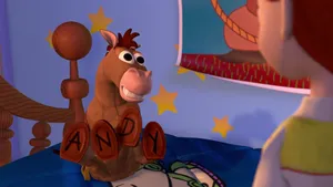 Bullseye Toy Story Andy Horse Shoe Wallpaper