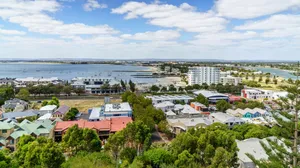 Bunbury Waterfront Aerial View Wallpaper
