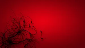 Burgundy Floral Abstract Background Wallpaper