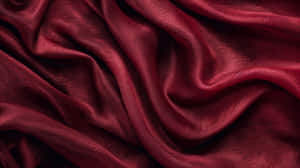 Burgundy Satin Fabric Texture Wallpaper