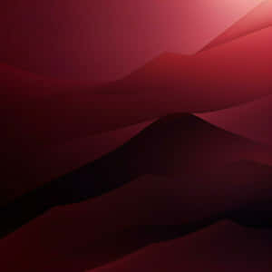 Burgundy Waves Abstract Art Wallpaper