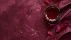 Burgundy Wax Seal Texture Wallpaper