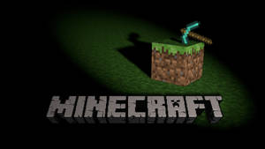 Buried Blue Axe Cool Minecraft Wallpaper