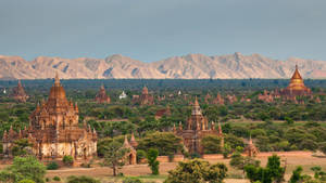 Burma Mountain Range Wallpaper