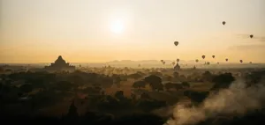 Burma Skyline View Wallpaper