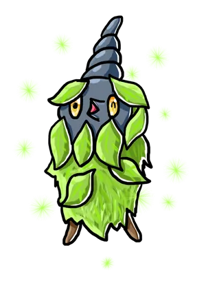 Burmy Green Sparkles Wallpaper