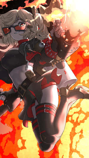 Burnice Zzz Action Pose Wallpaper