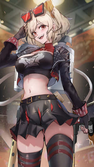 Burnice Zzz Character Art Wallpaper