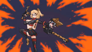 Burnice Zzz Character Art Wallpaper