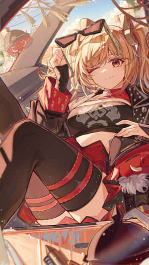 Burnice Zzz Stylish Casual Look Wallpaper