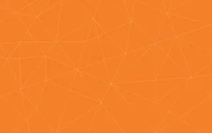 Burnt Orange Geometric Pattern Wallpaper