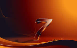 Burnt Orange Windows7 Background Wallpaper