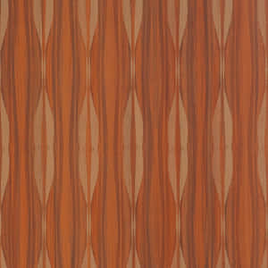 Burnt Orange Wood Grain Pattern Wallpaper