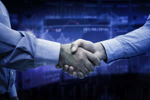 Business Handshake Agreement Financial Background Wallpaper