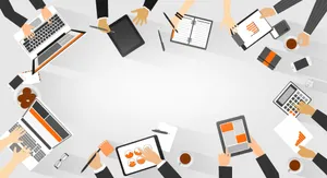 Business Meeting Art Wallpaper