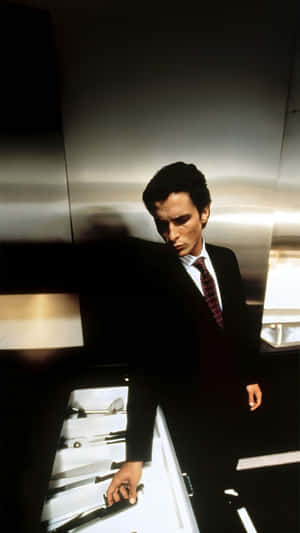 Businessman Shadow Knife Drawer Wallpaper