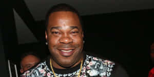 Busta Rhymes Smilingat Event Wallpaper