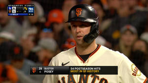 Buster Posey Statistics Board Wallpaper