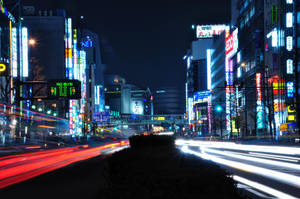 Busy Streets Of Tokyo Wallpaper