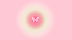 Butterfly Glow Abstract Background Wallpaper