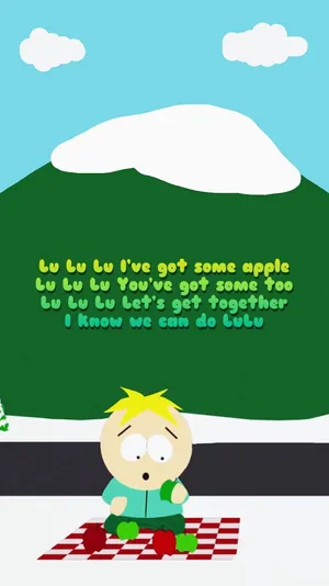 Butters Singing Picnic South Park Wallpaper