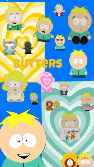 Butters South Park Collage Wallpaper
