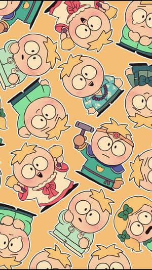 Butters Stotch Multiple Expressions South Park Wallpaper