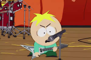 Butters Stotch Rocking Out South Park Wallpaper
