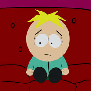 Butters Stotch Sitting South Park Wallpaper