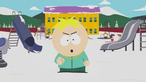 Butters Stotch South Park Playground Wallpaper