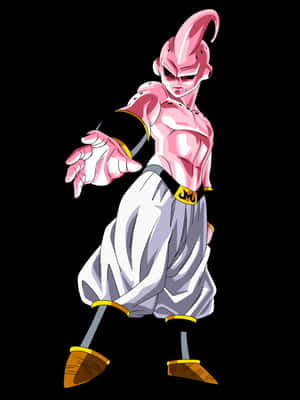 Buu - The Unpredictable Antagonist In Dragon Ball Series Wallpaper