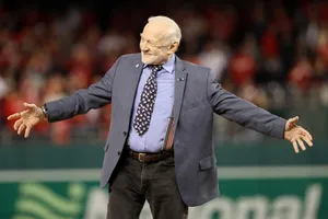 Buzz Aldrin Speaking Gesture Wallpaper