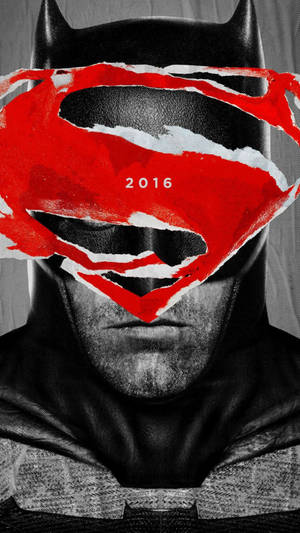 Bvs Poster Superman Symbol Iphone Wallpaper