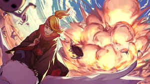 Byakugan And Explosion Releases Combined: Akatsuki's Deidara! Wallpaper