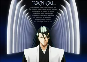 Byakuya Kuchiki, The Noble Leader Of The Kuchiki Clan. Wallpaper