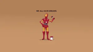 C-3po Standing Tall Against A Vibrant Interstellar Background Wallpaper