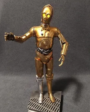 C-3po Standing Tall And Proud In A Futuristic Setting. Wallpaper