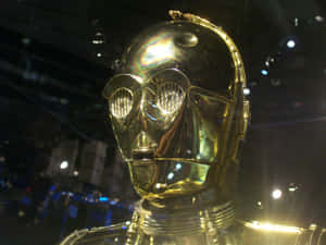 C-3po: The Iconic Humanoid Robot From Star Wars Wallpaper