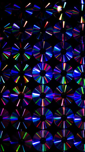 C D Wall Prismatic Reflections Wallpaper