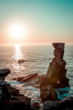 Cabo Verde Ocean And Sunset Wallpaper