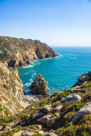 Cabo Verde Rocky Landscape Wallpaper