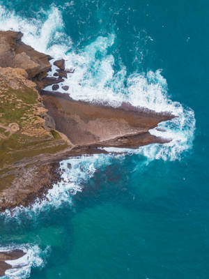 Cabo Verde Sea Top View Wallpaper