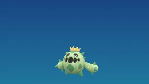 Cacnea 3d Blue Wallpaper