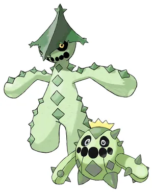 Cacnea And Cacturne Hd Wallpaper