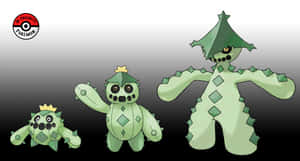 Cacnea Cactare And Cacturne Wallpaper