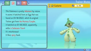 Cacturne Profile In A Video Game Wallpaper