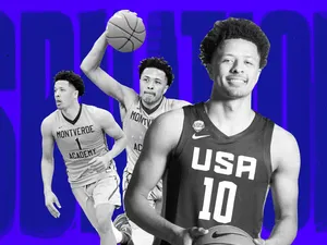 Cade Cunningham Basketball Career Collage Wallpaper