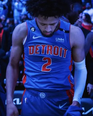 Cade Cunningham Detroit Pistons Game Focus Wallpaper