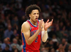 Cade Cunningham Detroit Pistons Game Moment Wallpaper