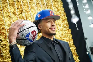 Cade Cunningham Draft Day Bling Basketball Wallpaper